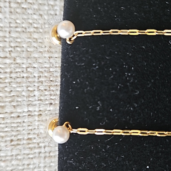 Swarovski Crystal Pearl & Crystal Drop Earrings - Picture 12 of 14